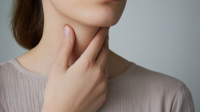3D medical anatomical illustration of lymphadenopathy showing swollen lymph nodes in human neck, armpit and groin area, lymphatic system inflammation, abnormal lymph gland enlargement caused