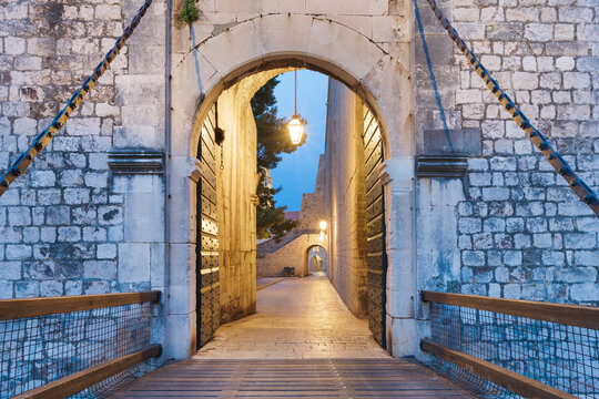 Dubrovnik, Croatia at the Ploce Gate