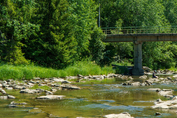 Bieszczady , San rzeka © rob