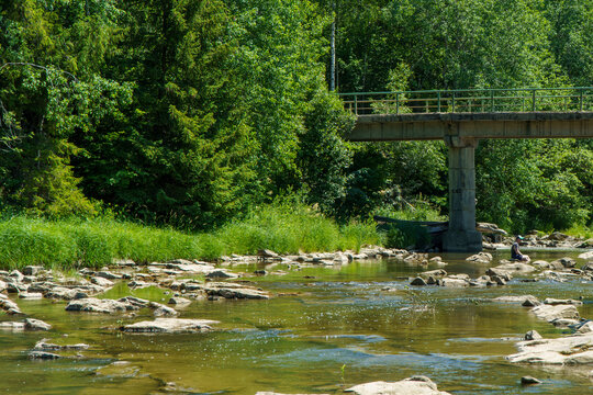 Bieszczady , San rzeka