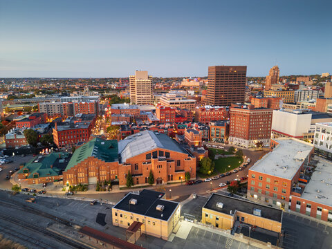 Syracuse, New York, USA Downtown Cityscape