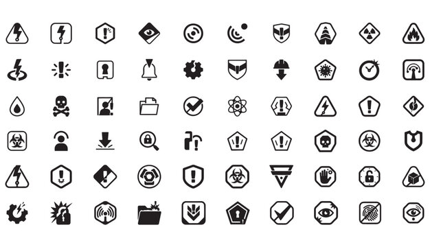 warning danger icon. Caution alarm alert set, triangle warn sign , attention vector icon, red yellow black color. warning sign. vector illustration eps file.