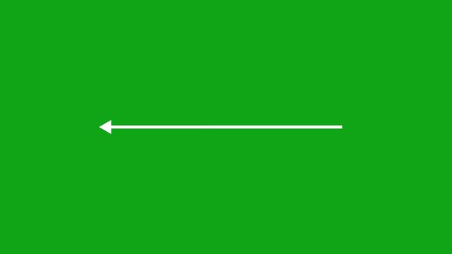 Arrow direction icon. Dotted line arrows icon signs animated, Arrow animation on a transparent background, Hand-drawn thin arrow graphic animation. Alpha channel.