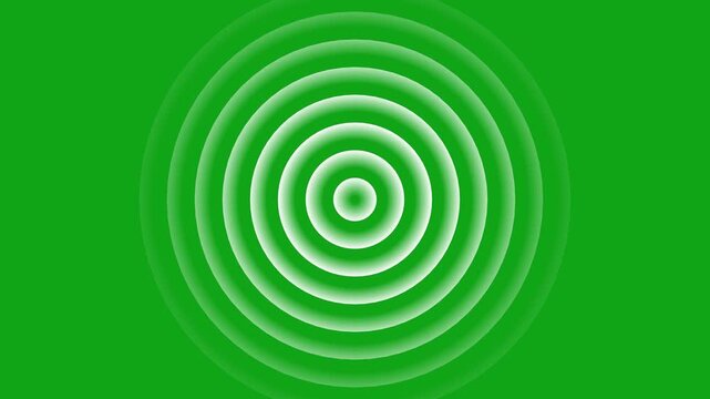 4K Radio waves animation on black background. network tower produced radio wave concept. Radio waves waves background. network tower produced radio wave concept. Radio Waves in Circle Form, Radio wave