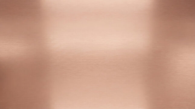 Blurred, shiny copper or rose gold metallic background, with soft lighting blurry