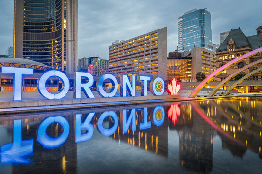 The Toronto City Hall in Toronto, Ontario