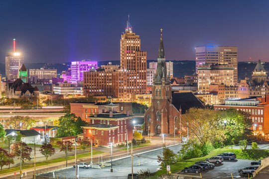 Syracuse, New York, USA Skyline