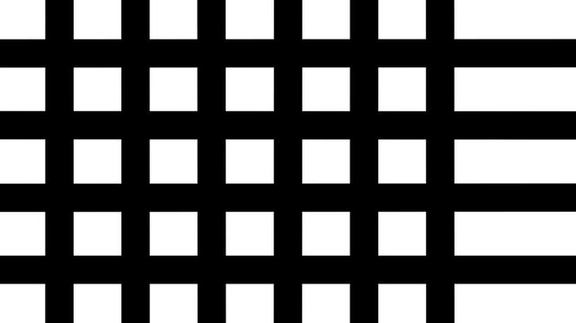 Abstract geometric grid pattern with repeating square tiles.