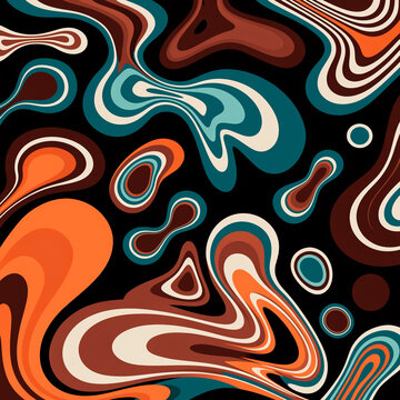Abstract 1990s style colorful background