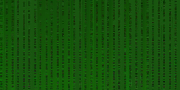 Vertical striped pattern with green gradient background digital data visualization