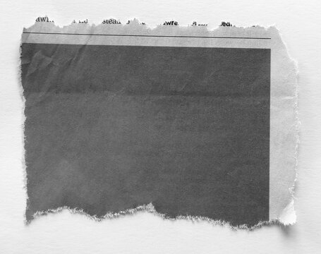 Torn paper piece