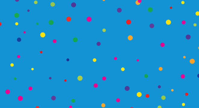 Dynamic rainbow circles forming energetic seamless pattern for creative branding applications everywhere