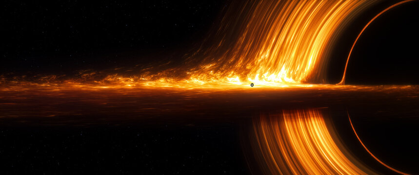 Black hole with accretion disk