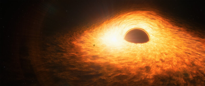 Black hole with accretion disk