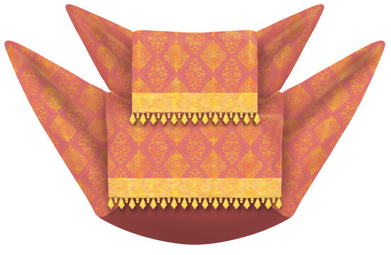 Traditional headpiece for minangkabau woman called Tikuluak Tanduak Balenggek from Lintau in West Sumatera Indonesia