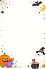 Fototapeta premium halloween background with pumpkin
