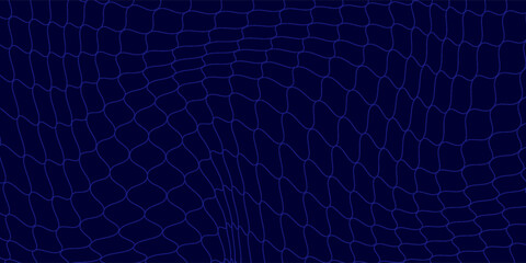 Abstract blue nets glowing for fishing background. Nets for soccer goal, or volley net © M.I.Arfad
