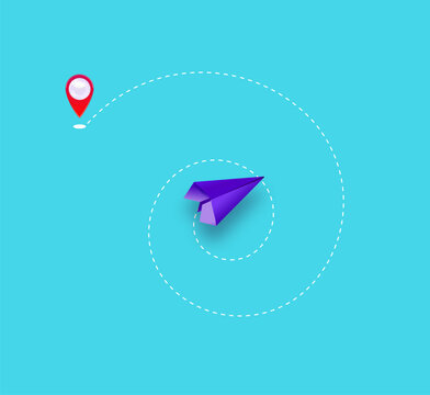Colorful paper plane icon origami aircraft icon set. Vector illustration of handmade toy symbolizing travel concepts, aviation dreams, sky adventures, and creative business ideas.