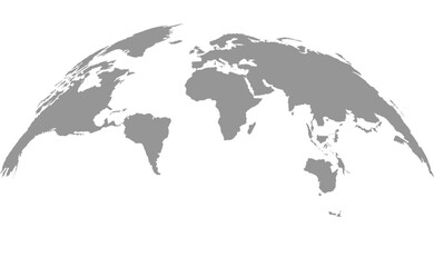 Obraz premium world map in detail