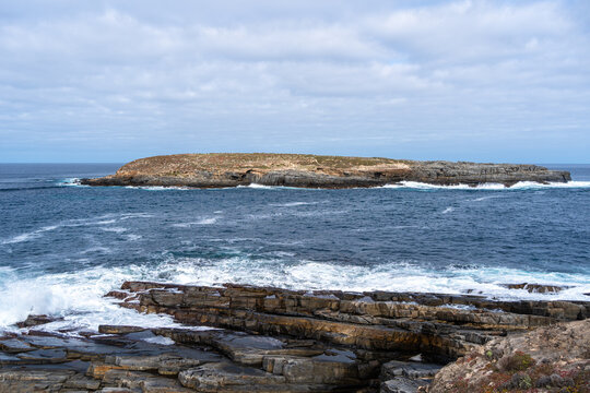 Casuarina Islet seen from Cape Du Couedic, Flinders Chase, Kangaroo Island, Australia