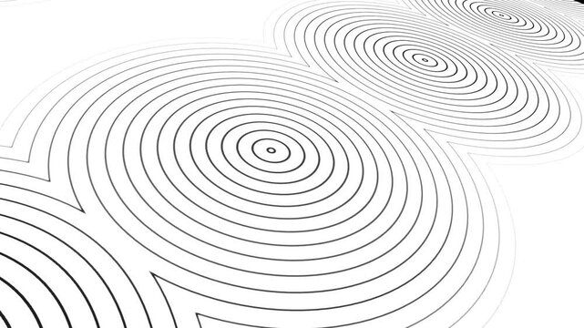 Set of Minimalist Black and White Motion Graphic Backgrounds.