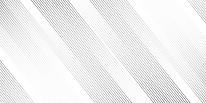 Grey line gradation white background. Abstract modern wallpaper texture. Vector illustration