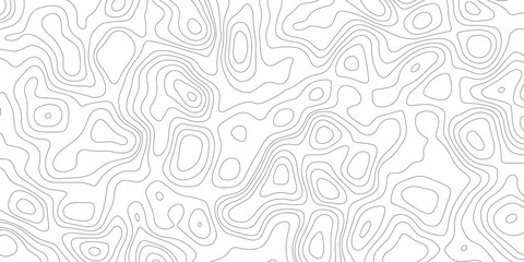 Abstract design with seamless pattern with lines topographic map. geographic mountain relief. contour line abstract background art.  © Noor