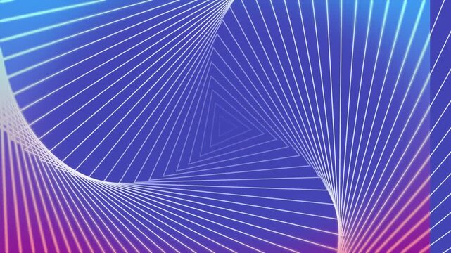 abstract blue pink geometric line swirl loop background