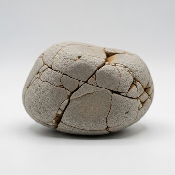 Cracked Stone Texture Abstract Natural Background.