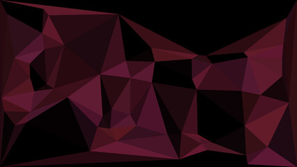 Fototapeta premium Abstract Geometric Background with Dark Red and Black Tones