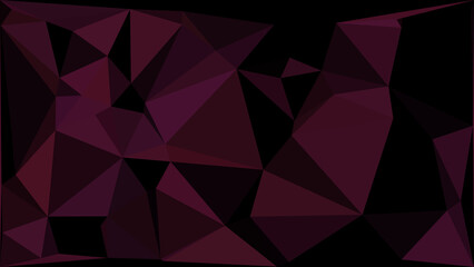 Fototapeta premium Abstract Geometric Background with Dark Purple and Black Triangles