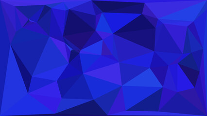 Obraz premium Abstract Geometric Background with Blue and Purple Triangles for Design