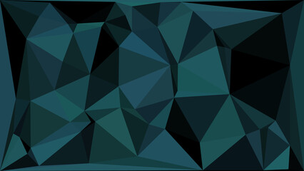 Obraz premium Abstract Geometric Background with Dark Blue and Black Triangles
