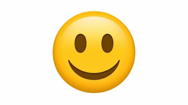 Yellow smiley face emoji material, yellow smiley face emoji pack animation