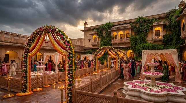 Celebrate Kajari Teej with monsoon-inspired festive designs featuring floral swings, mehndi, bangles, lush greenery, and traditional elegance.