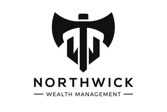 Northwick wealth management logo featuring stylized axe icon.