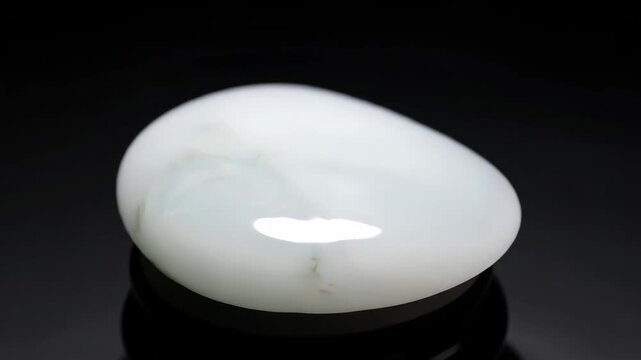 White jade close-up material, natural jade rough stone close-up