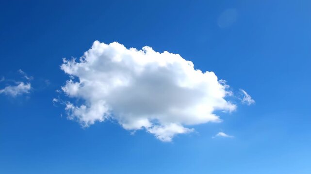 White clouds floating in the blue sky, blue sky and white clouds natural background