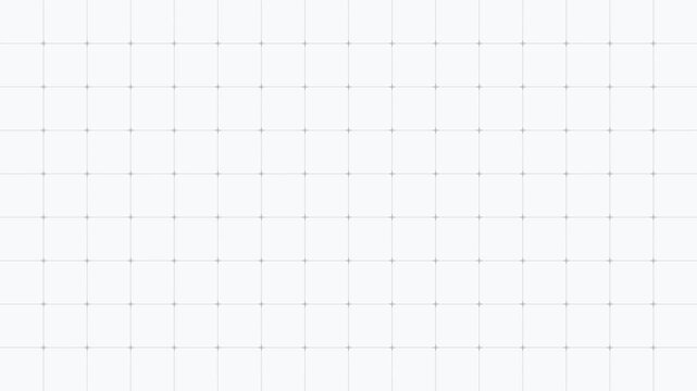 Minimalist white grey grid line background animation, smooth directional motion overlay with plus symbols on soft white