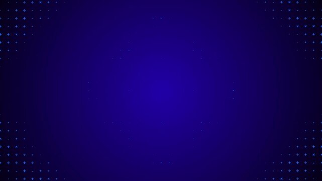 Abstract Mathematics Technology Background with Glowing Plus Symbols, Digital Learning Grid Pattern, Educational Science Network, STEM Innovation Concept, Futuristic Blue Motion Graphics Animation 4K