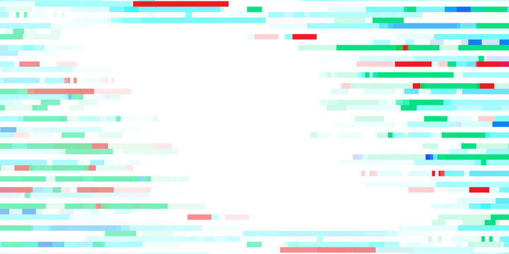 Abstract Glitch Texture Background &ndash; CRT Noise, Static Screen & Digital Distortion Overlay Vector Background