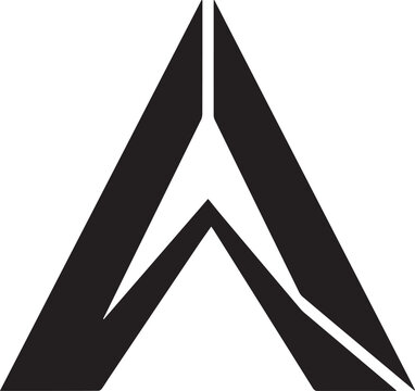 Abstract Geometric Letter A Triangle Arrow Corporate Monogram Branding Logo