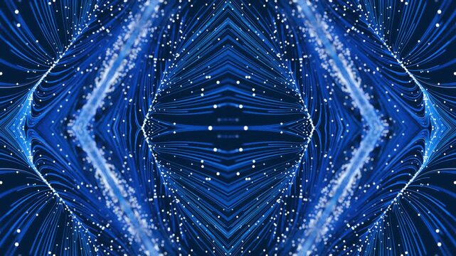 High Tech Data Transmission, Digital Network Speed and Cyberpunk Abstract Motion Graphics Background