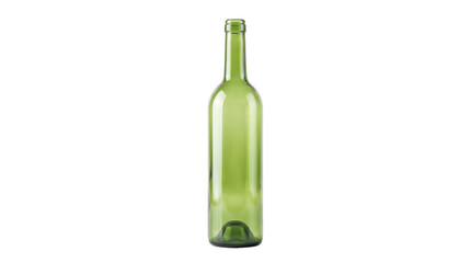 Green wine bottle standing alone. © Mustafa Stock