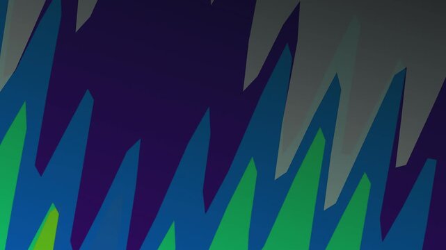 Abstract jagged shapes.