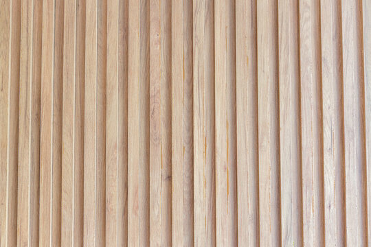 Natural Wooden Lambri Wall Texture with Vertical Slats Background