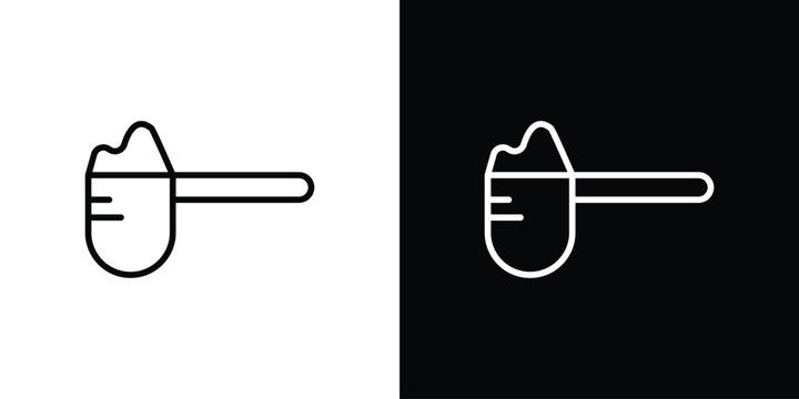 Scoop icon line drawings pack