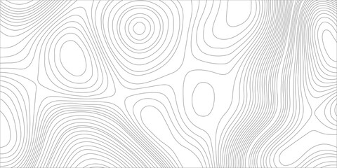 Topographic map contour lines vector abstract background with wavy terrain altitude pattern on white background. Geographic terrain, elevation curves, and map grid structures © Creative Arts
