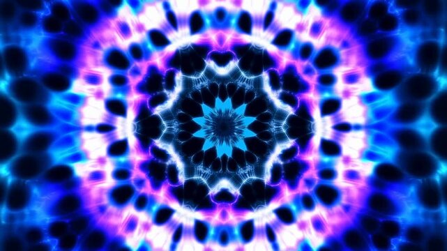 serene mandala patterns on a mystical digital background with a static perspective and abstract design elements in blue and black tones for digital art and abstract design use cases.