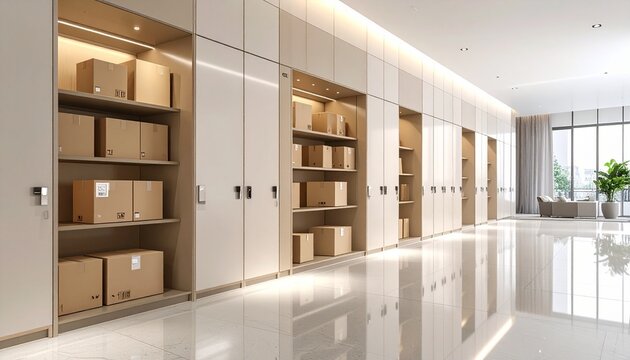 Last Mile Delivery Locker System for Apartment Package Management